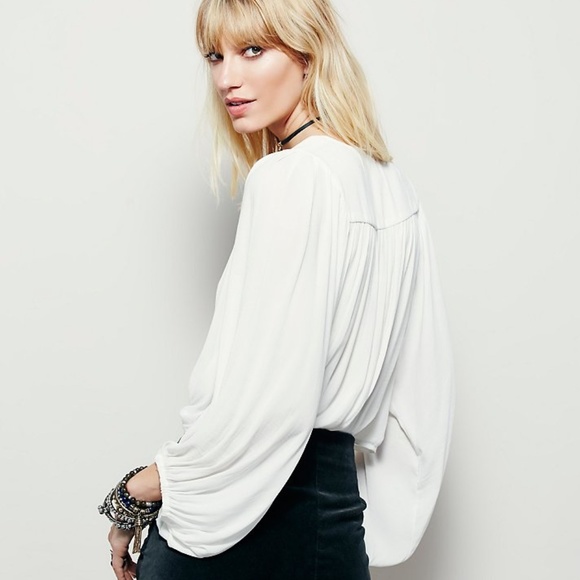 FREE PEOPLE - Cowling Around Blouse - Picture 2 of 2